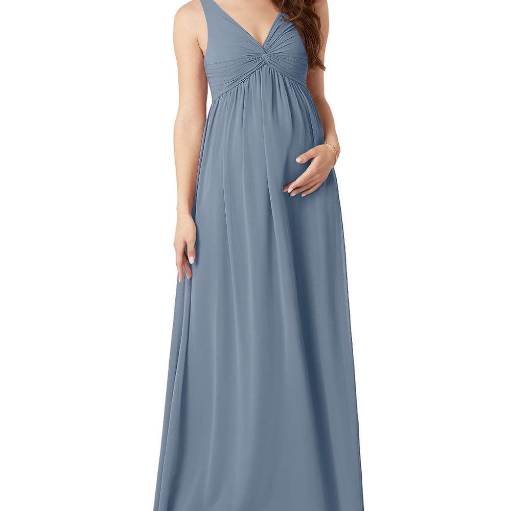 Azazie Blue Maternity Bridesmaids Dress
